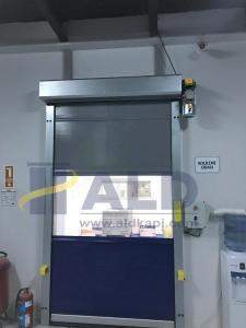 hızlı pvc sarmal kapı