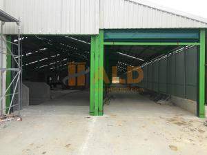 hızlı pvc katlanır kapı sistemi