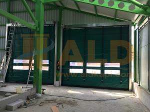 hızlı pvc katlanır kapı sistemi