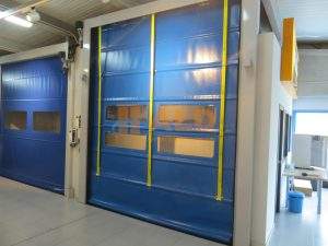 hızlı pvc katlanır kapı sistemi