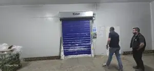 İzolasyonlu hızlı pvc kapı, izo kapı, soğuk oda kapısı, donuk oda kapısı